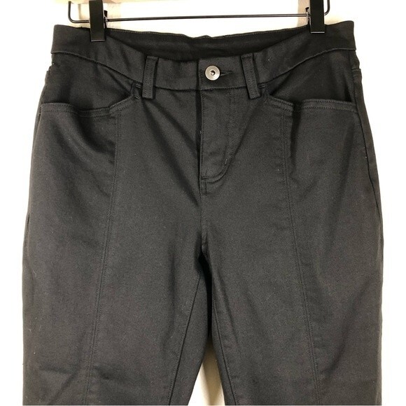 Duluth Women's DyeHard Denim Slim Leg Jeans Black Pants 4x31 - Picture 3 of 8